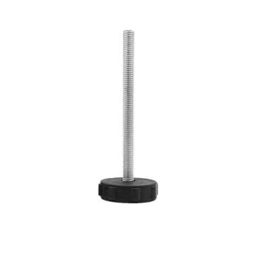 Imagem de Flyshop 8 peças M8 x 100 x 40 mm Pés de nivelamento de móveis ajustáveis com almofadas rosqueadas e duráveis para pernas de cadeira, tampas protetoras para pernas de cadeira, protetores de chão, pés