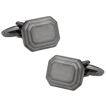 Imagem de Abotoaduras de bronze graváveis Cuff-Daddy com caixa de apresentação