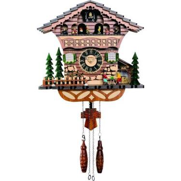 Imagem de Relógio De Cuco Parede Bailarinos Musical Herweg 530005-311