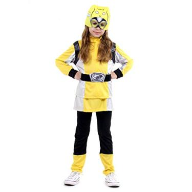 Imagem de Fantasia Power Rangers Beast Morphers Amarelo STD Infantil 922601-P, Sulamericana Fantasias