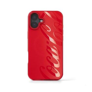 Imagem de Coca-Cola Capa Magcase Iphone 16 Plus - Vermelho