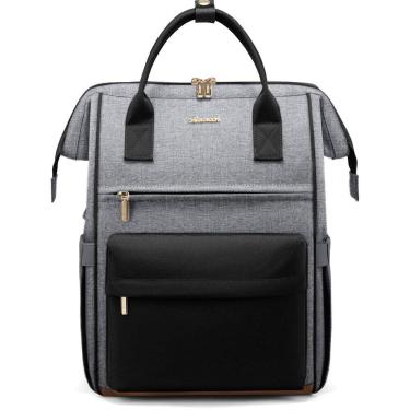 Imagem de Mochila para laptop LOVEVOOK à prova d`água com porta USB de 15,6"