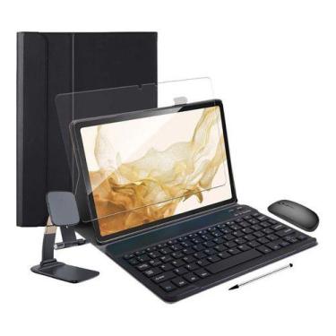 Imagem de Capa Teclado Abnt2 Pelíc Mouse Para Galaxy Tab S8 X700 X706 - Skin Zab