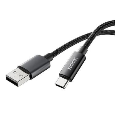 Imagem de Cabo USB-A - Tipo C - 3/5A de 100cm - Z28 da ROCK