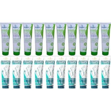 Imagem de Kit 10 Gel Fisiofort Slim 150G 10 Gel Redutor Slim Fit 150G - Bio Inst