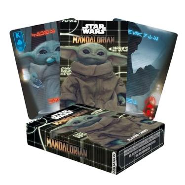 Imagem de Aquarius The Mandolorian Grogu Playing Cards - 'Baby Yoda' Themed Deck of Cards for Your Favorite Card Games - Officially Licensed Star Wars Merchandise & Collectibles
