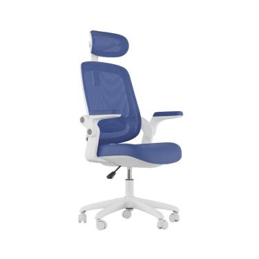 Imagem de Cadeira De Escritorio Elements Astra Azul/branco