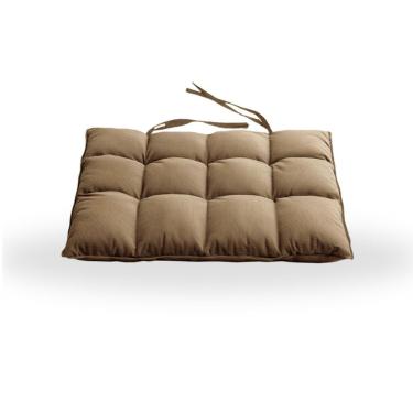 Imagem de Assentos De Cadeira Futon 40x40 Em Sued Liso - Speciale Home Bege