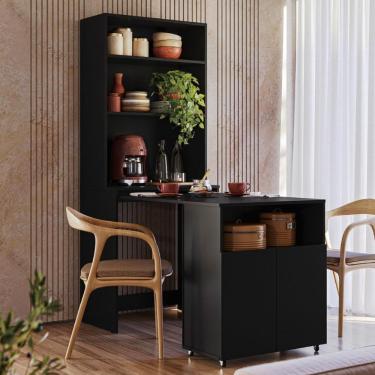 Imagem de Mesa Com Estante Espaço Café Amazonas Preto