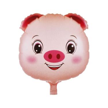 Imagem de Balão Metalizado Cabeça De Porquinho - 18 Polegadas
