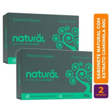 Imagem de Kit c/ 2 Sabonete Vegano Natural com extrato Camomila 80g - Orgânico N