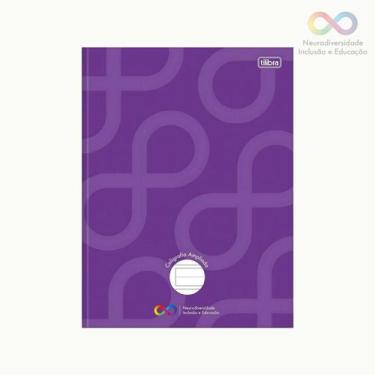 Imagem de Caderno Autismo Pauta Ampliada Brochura De Linguagem 80 Fls - Tilibra