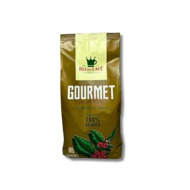 Imagem de Café Moido Gourmet Torrado 250g REI DO CAFE 100% Arábica Alta Mogiana Cafeteria Tradicional de Santos