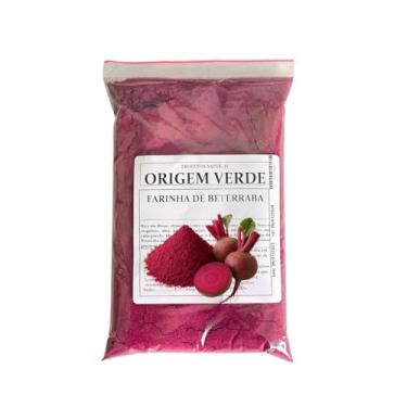 Imagem de Farinha de Beterraba 100% Pura Beterraba em Pó 1kg - Origem Verde