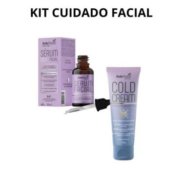 Imagem de SÉRUM FACIAL 30mL + CREME PREBIÓTICO 120g - Bellaphytus