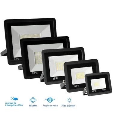 Imagem de Refletor LED De Alta Potência 10W-100W IP66 À Prova D'água Para Jardim