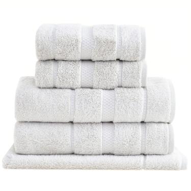 Imagem de Jogo De Toalhas De Banho Vision Dual Air Com 05 Peças Algodão Bege - Buddemeyer