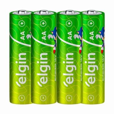 Imagem de Pilha Alcalina Elgin Aa 1.5v Cartela Com 4 Unidades