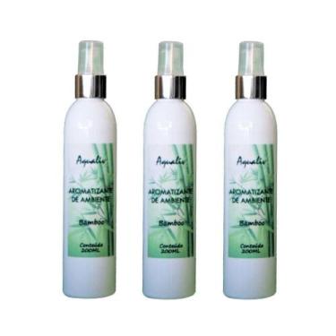 Imagem de Kit 3 Aromatizador De Ambientes Aroma Bamboo Frasco 200Ml - BORLEN