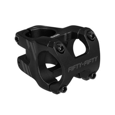 Imagem de FIFTY-FIFTY Haste de mountain bike, haste curta de liga de alumínio MTB, adequada para tubo de direção de 1-1/8, guidão de bicicleta de 31,8 mm, adequado para todas as montanhas, suportes, descidas