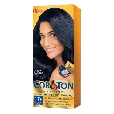 Imagem de Tintura Cor&Ton Profissional 1.7 + Preto Azulado Especial 50g