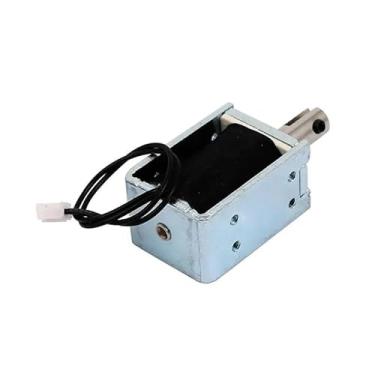 Imagem de 1 unidade Solenoide de fechadura de porta com acionador de quadro aberto, fechadura eletromagnética CC 12 V 12 Ω 1 A 12 W 5 mm/500 g 0 mm/1,7 kg Força 26 * 20 * 37 (mm)
