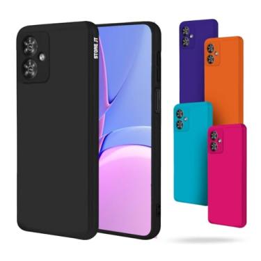 Imagem de Capa Capinha Compatível Motorola Moto G04 Silicone Aveludada Ultra Fina e Resistente (LAVANDA)