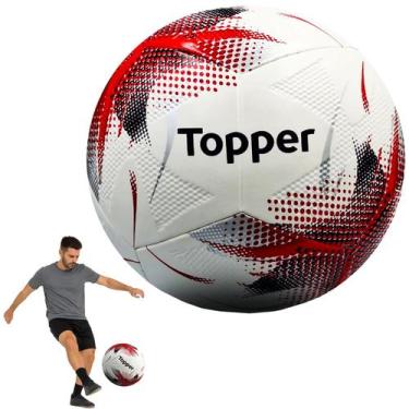 Imagem de Bola Futebol Campo Slick Colorful Resistente Treino Jogo - Topper
