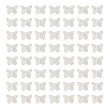 Imagem de 200 peças pequenas borboletas ABS imitação de pérolas pequenas e fofas contas espaçadoras estéticas soltas para fazer joias, faça você mesmo, pulseiras femininas da amizade, colar, brincos, miçangas