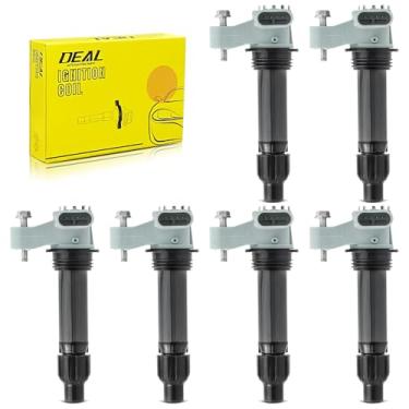 Imagem de Deal 6x bobina de ignição para caimento 07-19 Cadillac/08-19 Chevrolet/07-08 e 10-17 GMC/81 e 08 e 10-19 Buick/ 05-10 Suzuki/ 07-10 Saturn/ 07-09 Pontiac/ 10-11 Saab V6 com número OEM GN1049412B1 UF569