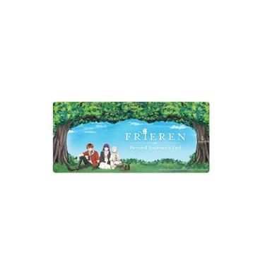 Imagem de New Party – Tapete de mesa para jogos de anime Frieren: Beyond Journey's End – mouse e teclado grande estendido