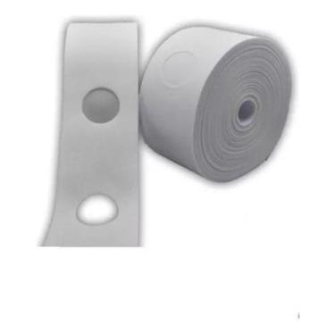 Imagem de Entretela cortina tnt 100 c/furo cor branco metro - CARRETEL