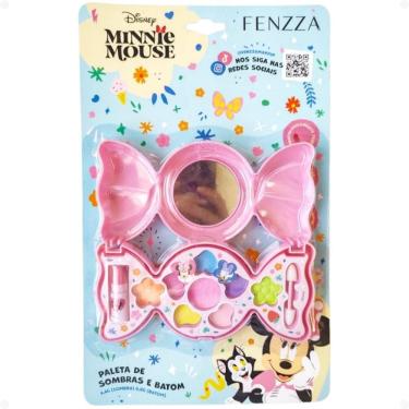 Imagem de Kit Fenzza Disney Minnie Mouse: Paleta de Sombras e Batom Ref. DIS052