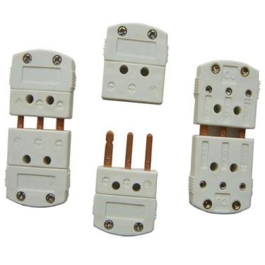 Imagem de Plug Conector Para Pt100 Macho - Fêmea - Eng