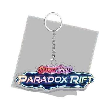 Imagem de Chaveiro Acrílico Com Logo Do Pokémon Scarlet E Violet, Pingente De Ca
