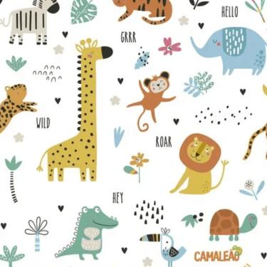 Imagem de Mesa Mesinha Conjunto Infantil Com 4 Cadeiras Escolar Plástica Camaleão