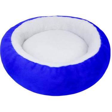 Imagem de Cama Pet Colors Antiderrapante – Caminha Macia e Aconchegante para Cães e Gatos(Azul Bic,G (70x70))