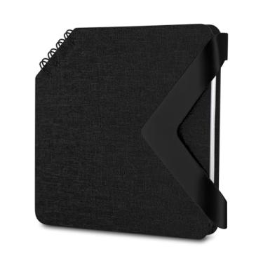 Imagem de UTIMAIS+ Mini Caderno com Capa em RPET, Fecho Magnético em PU, 70 Folhas Pautadas, Papel 100g/m², Preto, Cinza, Azul Marinho, Ecológico (1, Preto)