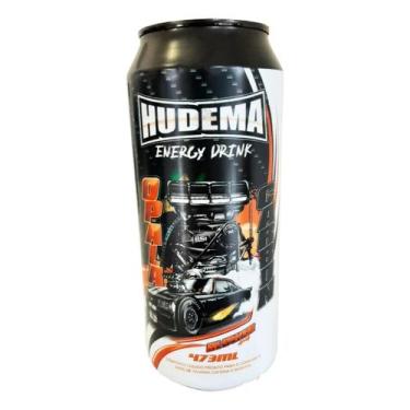 Imagem de Energético Hudema Energy Drink 473 ml Edição Limitada Lata Black White