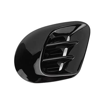 Imagem de Generic Asa Traseira Para-choque Ar Adequado para Tampa de Ventilação Guarnição Elegante Substituição Adequada para Smart Fortwo 453 2015-2021 para Estilo Externo de Carro Fibra de Carbono (Preto