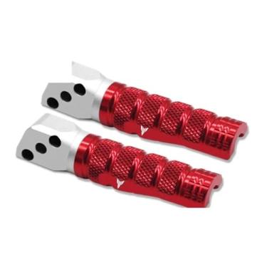 Imagem de Anti-derrapante Apoio para os pés do passageiro traseiro esquerdo e direito cnc, apoio para os pés, pedais para MT-10 mt10 2016-2023 2021 2020(Red MT)