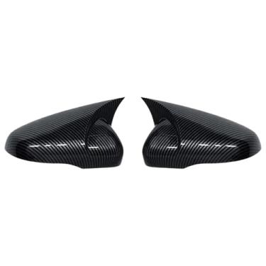 Imagem de Capa Para Espelho Retrovisor De Carro, Preto Brilhante/fibra De Carbono, Tampa De Asa, Compatível Com VW Golf MK6 GTI GTD Gtd 2009-2013(Carbon)