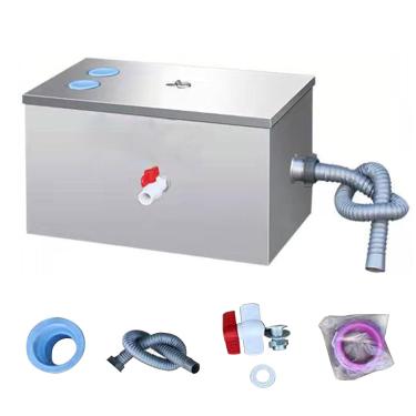 Imagem de Armadilha De Gordura, Armadilha De Gordura Sob A Pia Para Restaurante Sob A Pia, Café, Cozinha Comercial Doméstica, Máquina De Lavar Louça, 30 * 30 * 40cm/12 * 12 * 16in