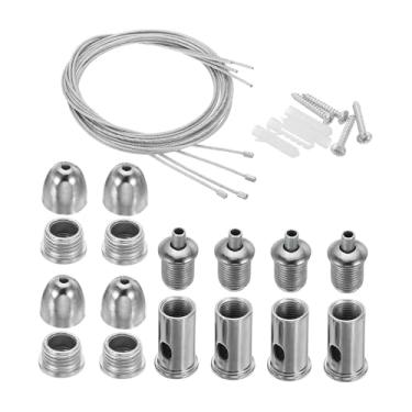 Imagem de Whtkoph Kit de Cabos para Suspensão de Luminárias No Teto, Acessórios de Montagem, Fácil Instalação, Kit Portátil para Pendurar Luminárias em Escritórios E Ho, 1 Milhão