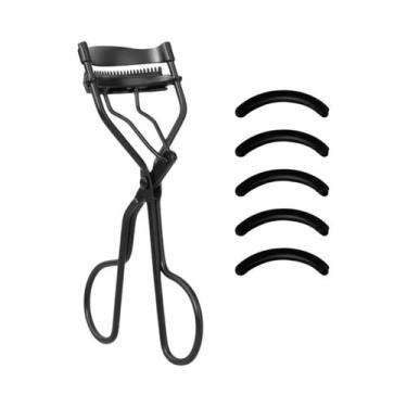 Imagem de Modelador De Cílios Portátil De Silicone Com 5 Almofadas De Aço Inoxid