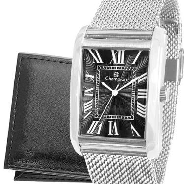 Imagem de Relógio Masculino Analógico Champion Prata Original Garantia