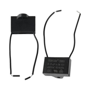 Imagem de Kit De Capacitores Retangulares CBB61 10UF 450V (3 Peças) Para Motor D