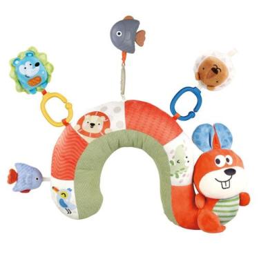 Imagem de Almofada Atividade Bebê TummyTime Sensorial Squeak Maxi Baby