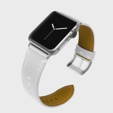 Imagem de Pulseira de compatível com Apple Watch 40mm e 38mm (branco) - worldwid