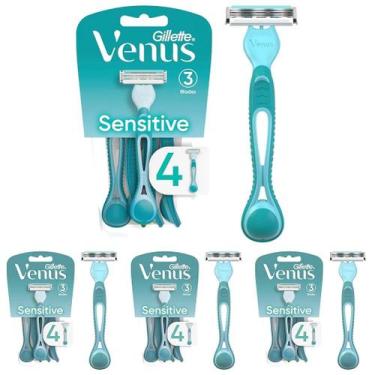 Imagem de Gillette Venus Simply 3 Sensitive Aparelhos de Barbear Descartáveis Fe